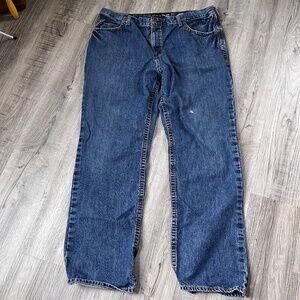Ariat FR M4 Boot Jeans Mens 42x34 Blue Low Rise Flame Resistant CAT 2 Work Denim